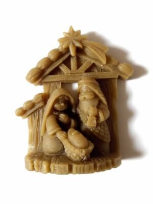 Nacimiento Artesanal de Cera de Abeja - La Esencia de la Navidad en tu Hogar