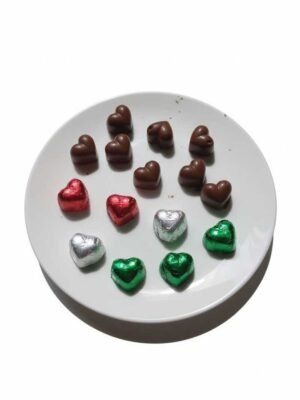 Corazones de Chocolate - Un Dulce Mensaje de Amor y Alegría