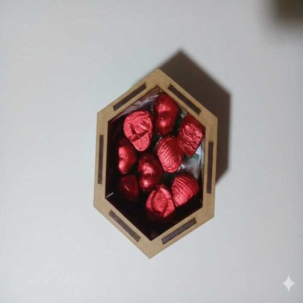 Corazones de Chocolate - Un Dulce Mensaje de Amor y Alegría